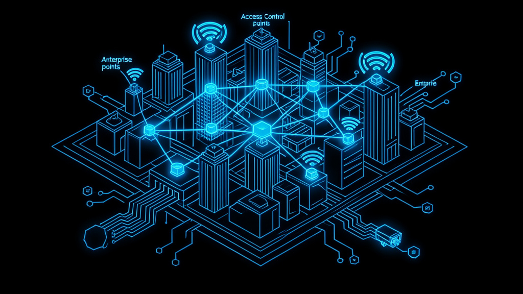 Commercial security and connectivity infrastructure visualization